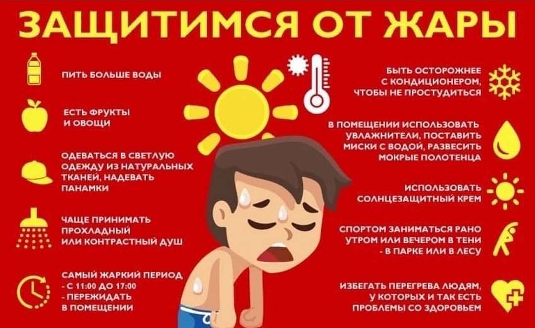 Как защититься от жары?.
